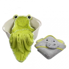 Bamboo Bath Towels Animal Hooded Towel Elephant Towel