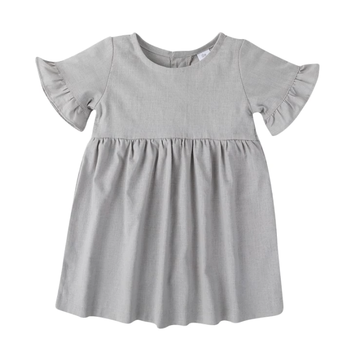 Linen Baby Dress Summer Baby Dress