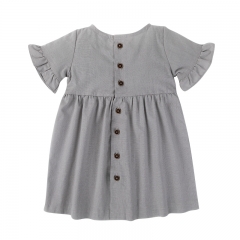 Linen Baby Dress Summer Baby Dress