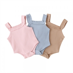 Cotton Ribbed Onesie Sleeve Baby Onesie