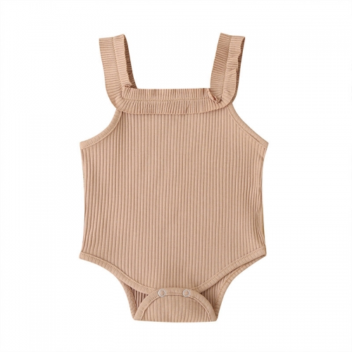 Cotton Ribbed Onesie Sleeve Baby Onesie