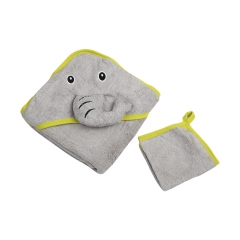 Bamboo Bath Towels Animal Hooded Towel