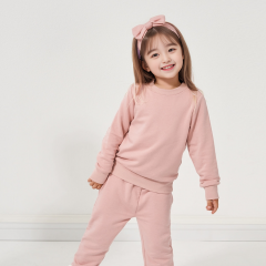 Custom cotton girl Clothes Sweatsuit kids Sweatsuit Hoodies Set