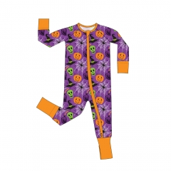 Custom bamboo halloween new born baby clothes