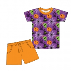 Custom bamboo halloween new born baby clothes