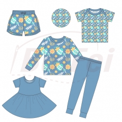 Easter Adult Pyjamas Sleepwear Long Sleeve Family Clothes Set