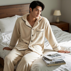 Custom Men's Pajamas Set.Soft Autumn Men's Sleepwear